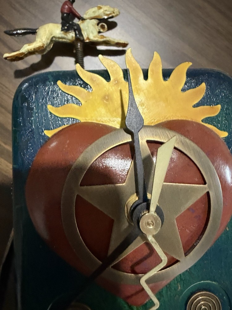 Assemblage Clock Art (Sharp Shooter)