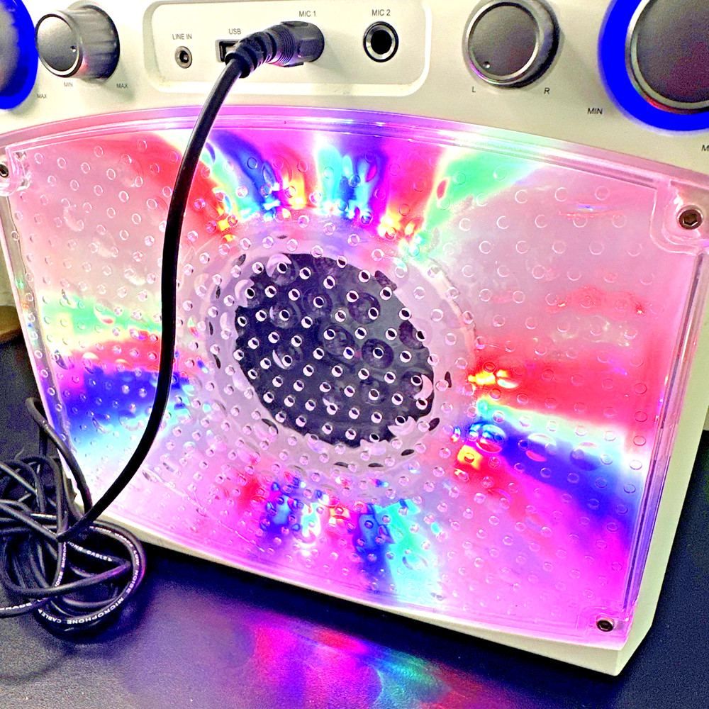 Singing Machine Karaoke with BlueTooth Voice Recording - ONLY ONE MIC/ Tested