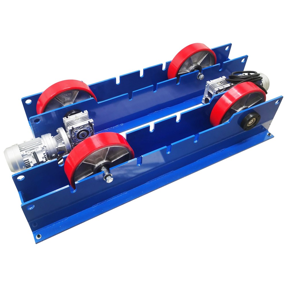 220V 3 Ton Adjustable Welding Turning Roller Linkage Welding Roller Support