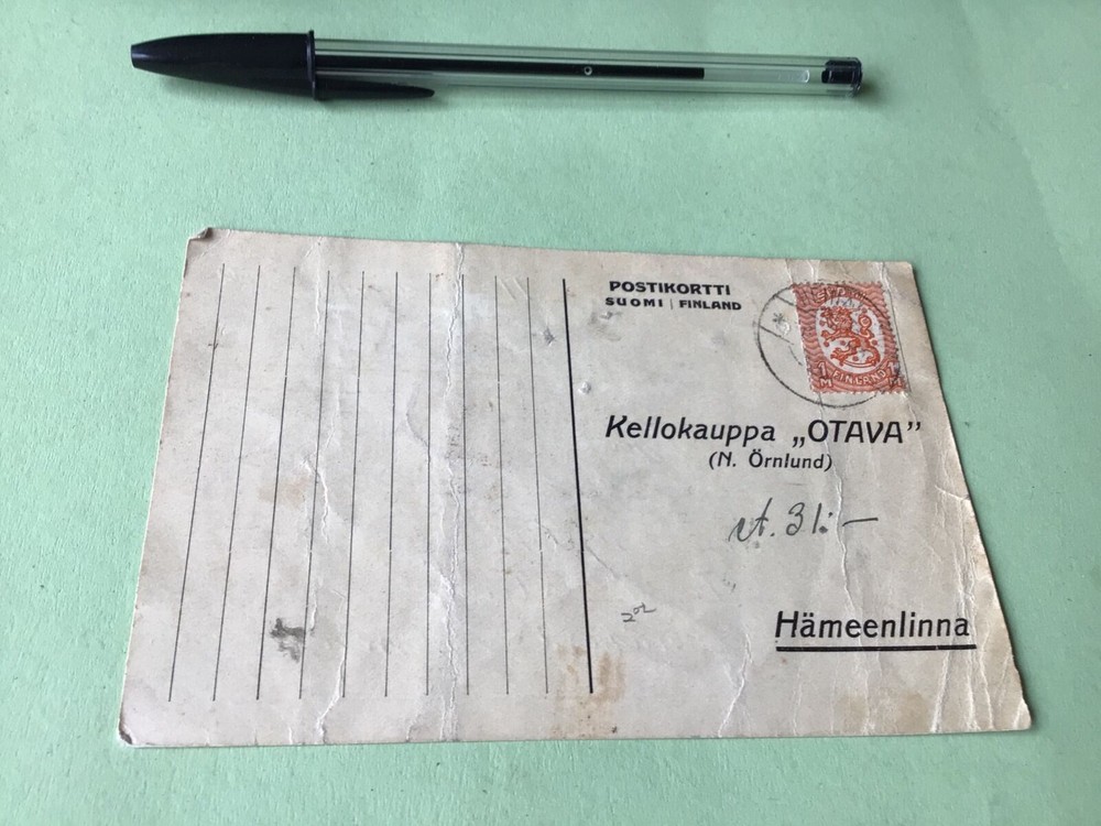 Finland Helsinki 1928  stamps post  card   Ref 21380