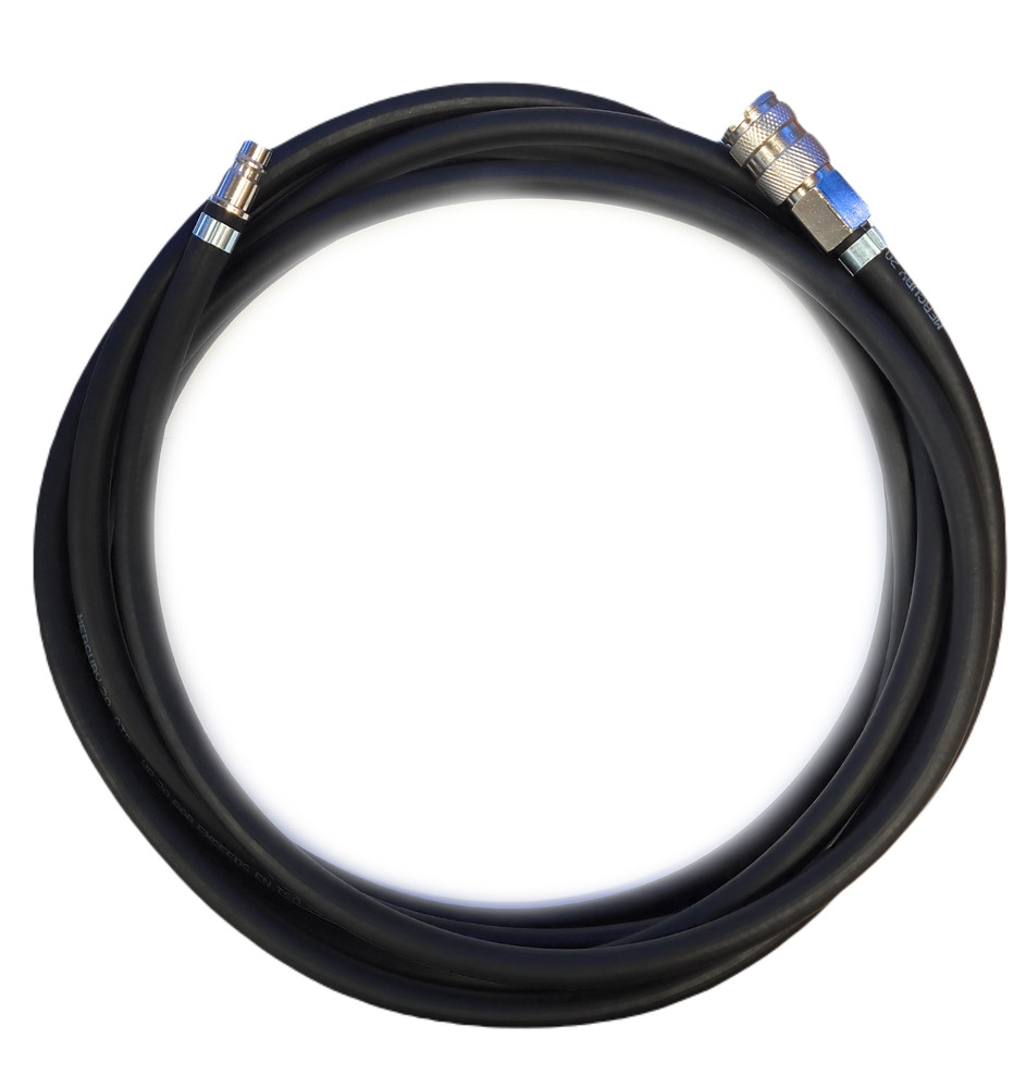 15 Metre Compressed Air Line Hose with Euro Type Adaptor & Coupling Fitted.