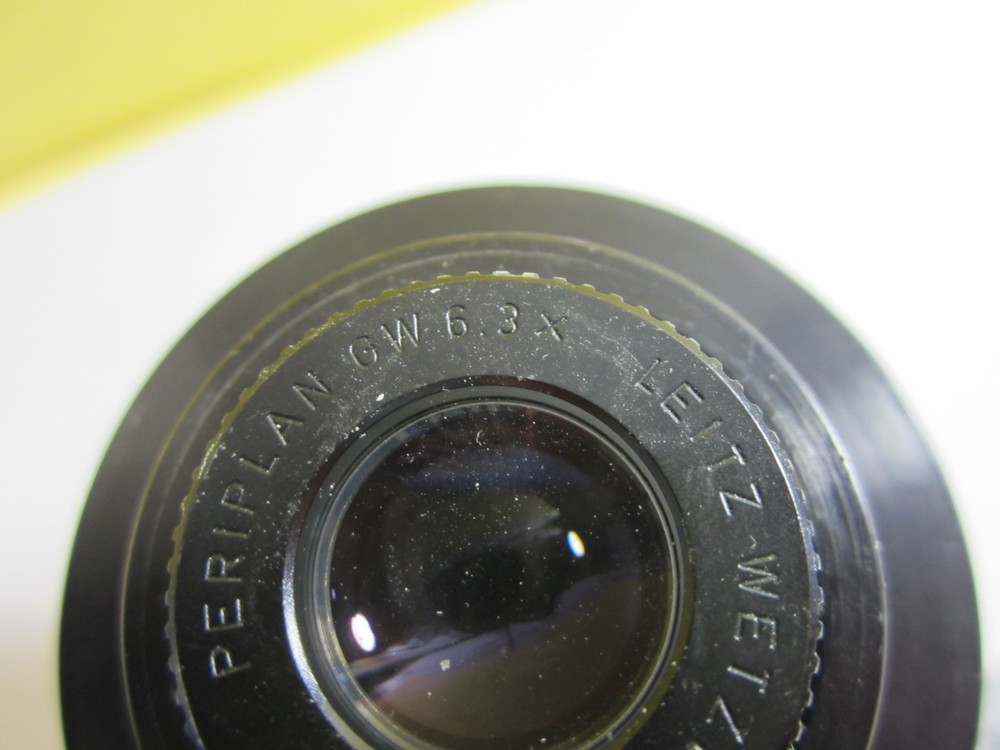 MICROSCOPE PART EYEPIECE LEITZ GERMANY 6.3X PERIPLAN OPTICS AS IS BIN#32-B-21