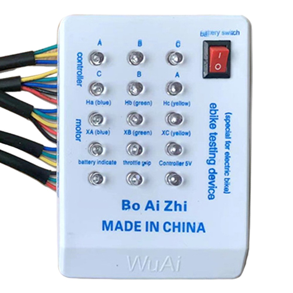 Ebike 24V/36V/48V/60V Motor Controller Tester Brushless Motor Controller Tester