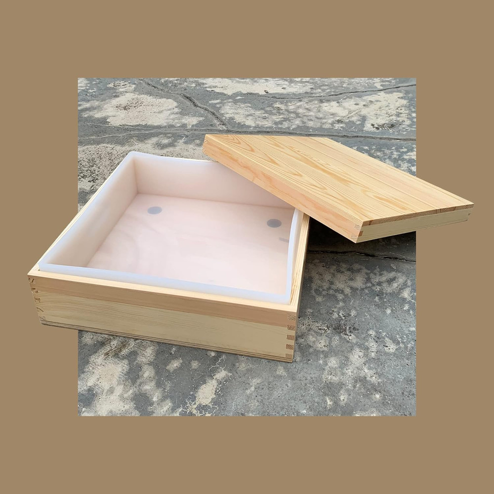 Square Soap Molds for Soap Making Large Size - 8L 282OZ 18Lb Large Rectangle