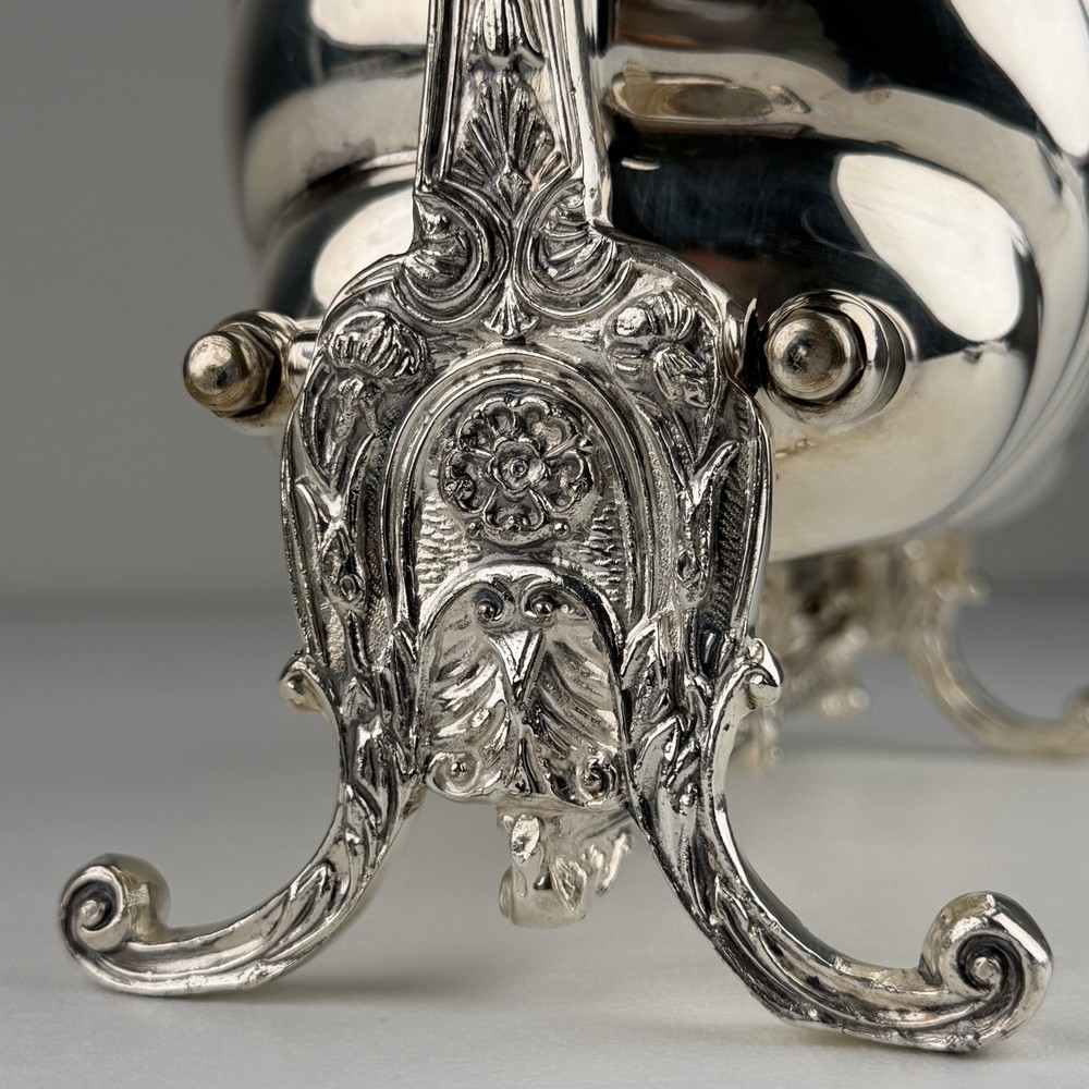 Victorian Silver Plated Shell Folding Biscuit Bun Warmer FB Rogers Silver Co 515