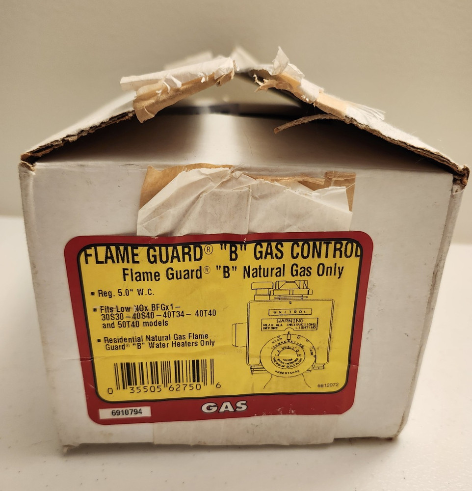 Robertshaw Flame Guard Water Heater Gas Control 6910794 Fits 50T40 40T40 40T34 +