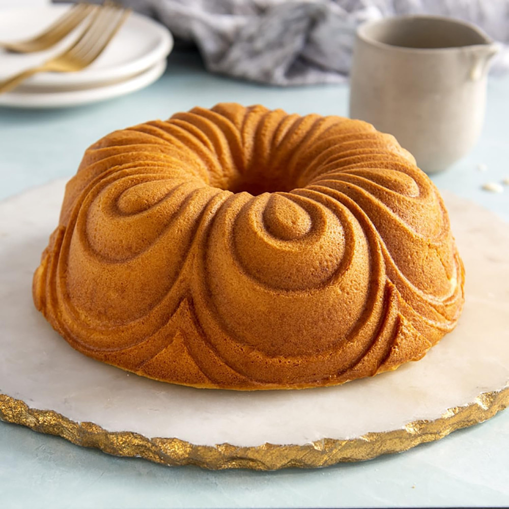 Chiffon Bundt, 10-Cup, Graphite