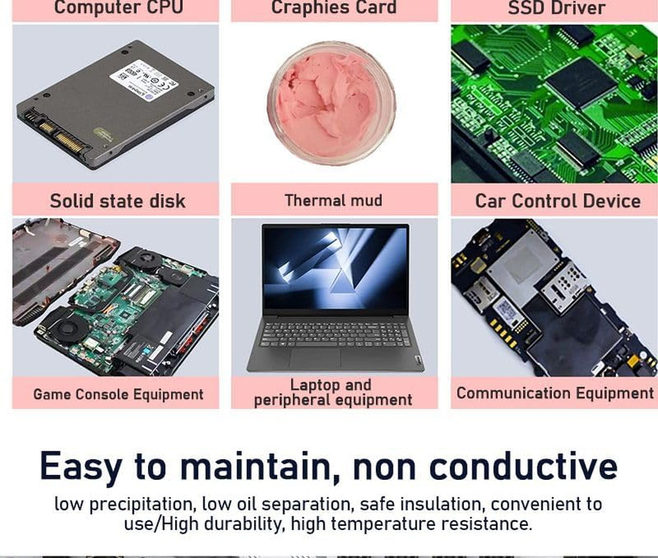 12.8W/Mk Thermal Putty for VGA GPU IC Processor Rapid Cooling Thermal Pad Replac