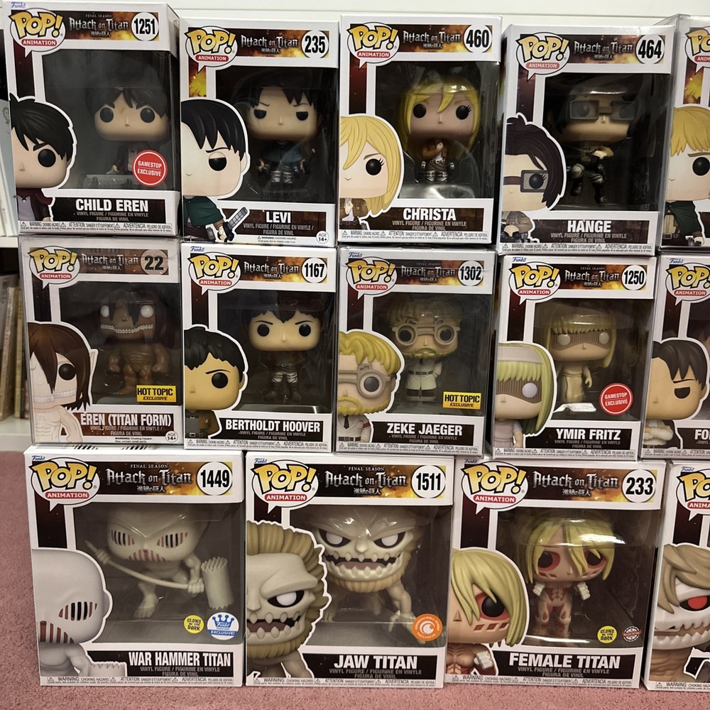 Attack On Titan Funko LOT 26 Pieces