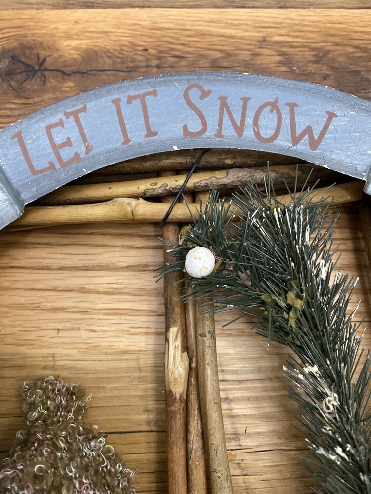 Handmade Christmas cabin decoration cottage core