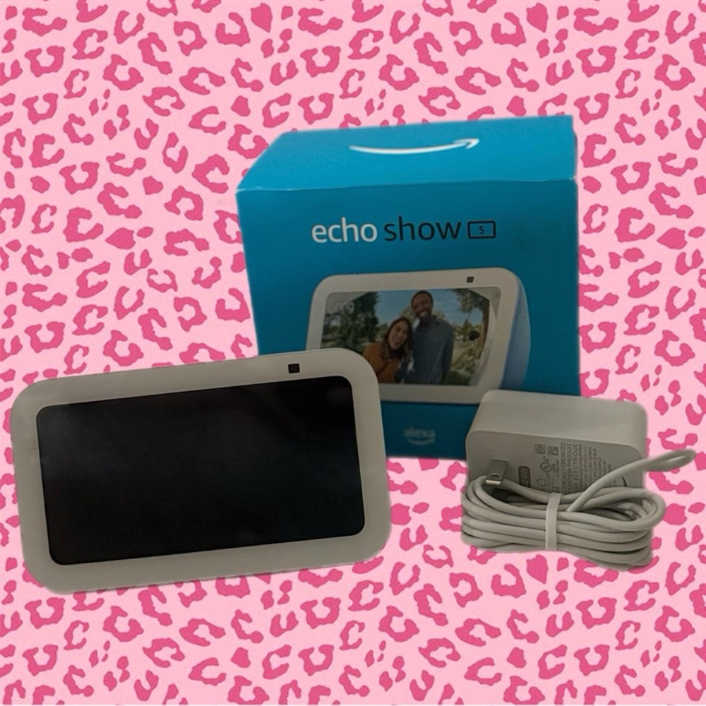 Amazon Echo Show 5 Smart Speaker Display 3rd Gen White, 2MP Camera, Alexa C76N8S