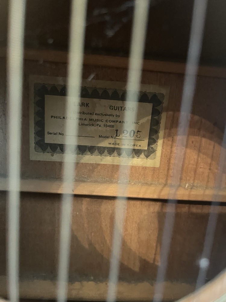 Lark L205 Acoustic Guitar
