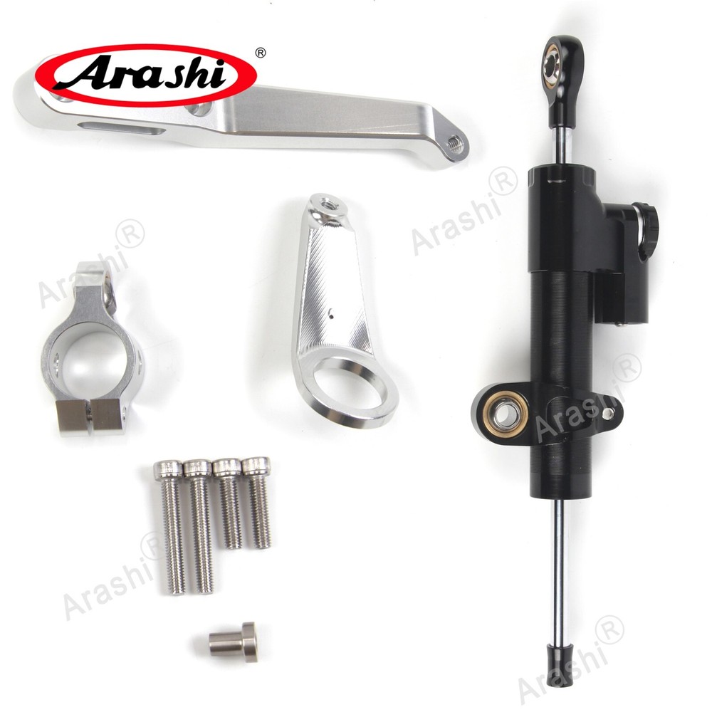 Arashi Steering Damper Stabilizer Bracket Mount Kit For Honda CBR954RR 2002 2003