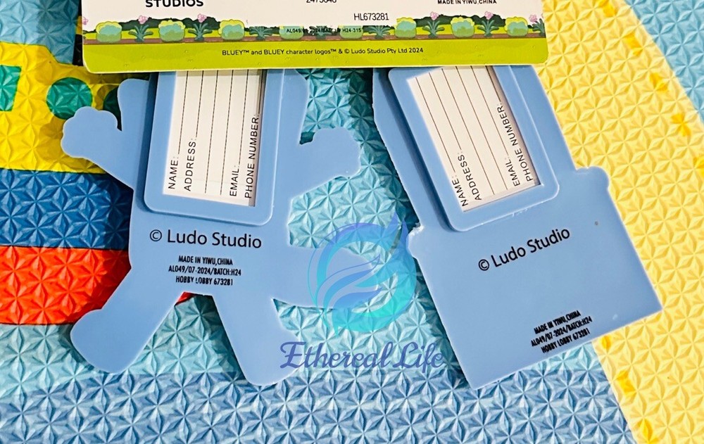 Bluey Luggage Tags