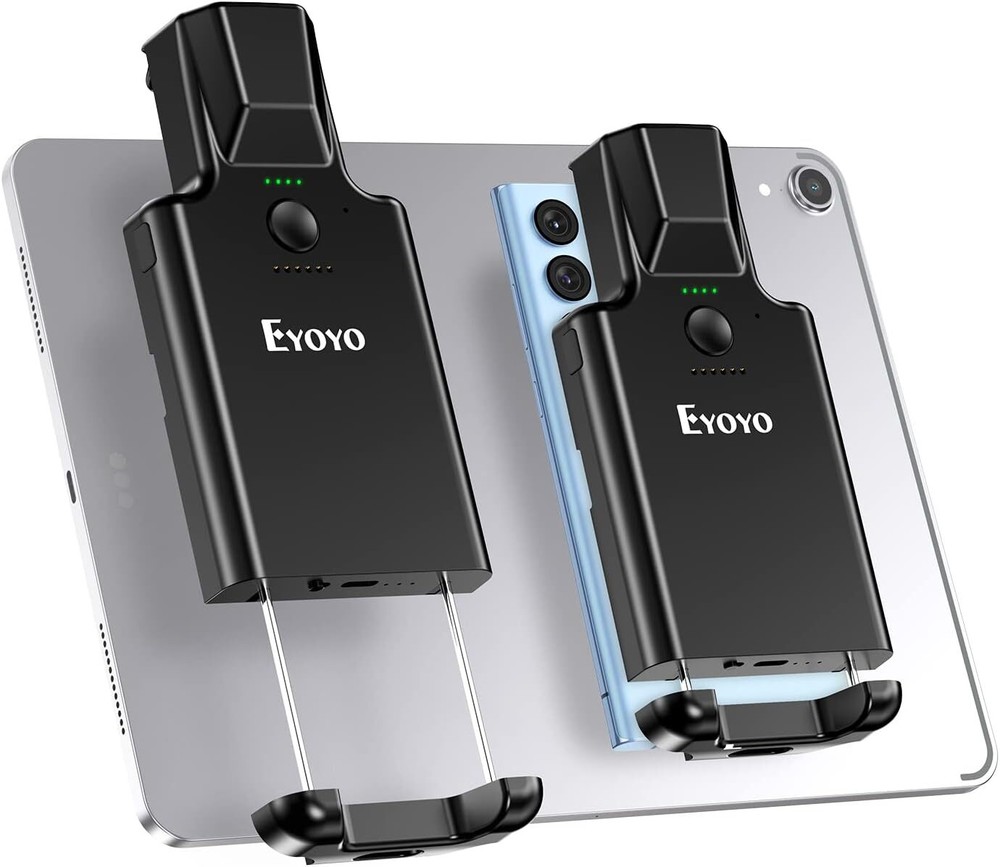 Eyoyo Wireless 1D 2D QR Code Barcode Scanner for IPad iPhone Android Phones PC