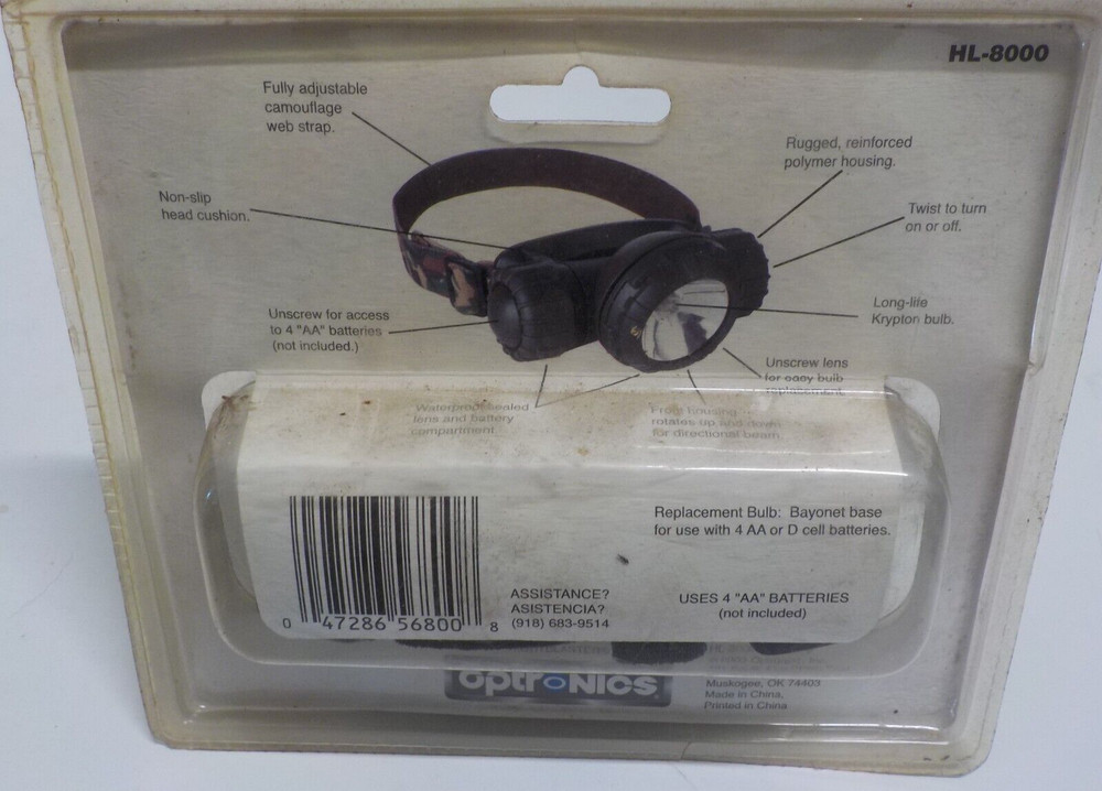 Night Blaster Camo Waterproof Krypton Headlight