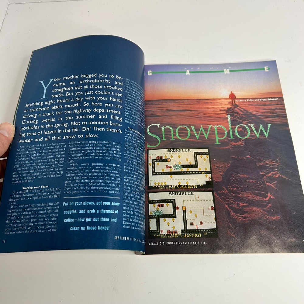 Analog Computing Magazine Disk Version Issue 64 September 1988 Atari