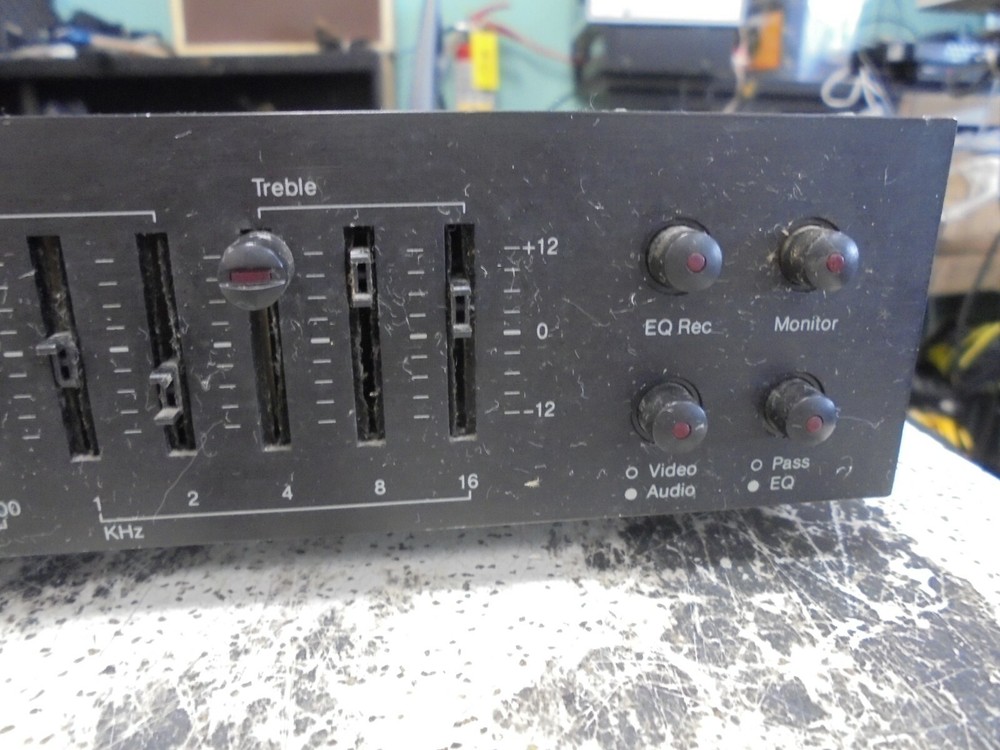 AudioSource Model EQ Eight/Series II Stereo Graphic Equalizer READ/SEE PICS