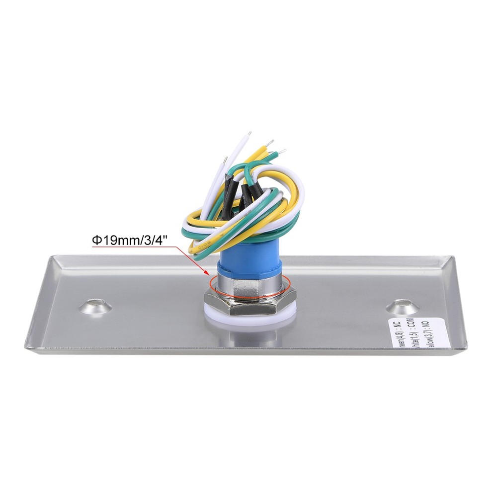 Key Lock Switch On/Off Door Release DPST for Access Control Panel Mount w 2 Keys