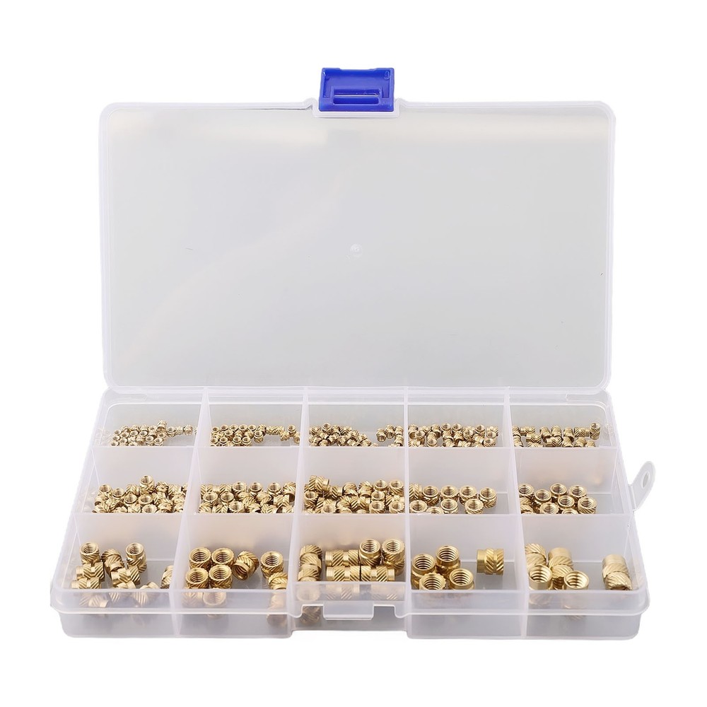 Threaded Inserts Brass M5 M6 Nuts Threaded Threaded Knurled 7 Models