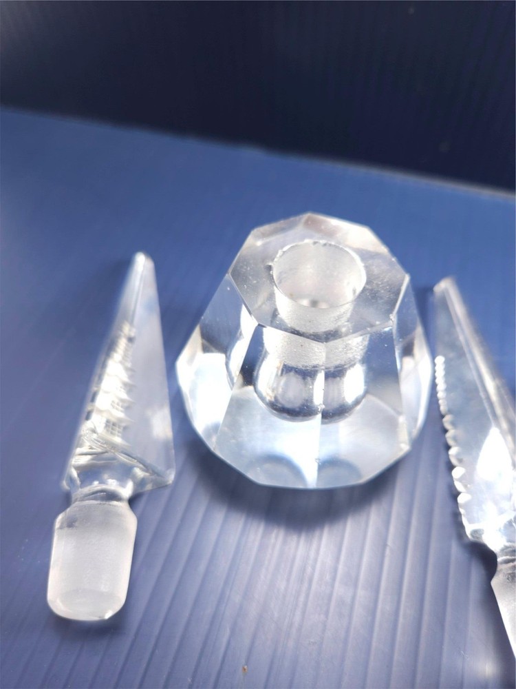 Two Glass Perfume Bottles