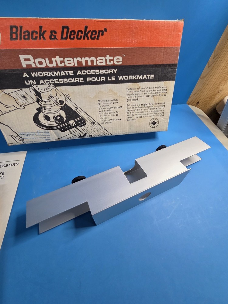 Black & Decker Workmate Routermate 79-013 Router Table Accessory NOS Canada