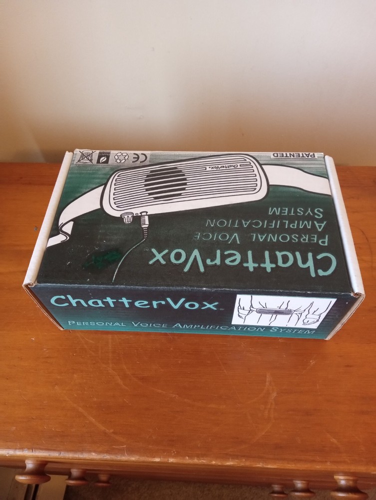 ChatterVox Personal Voice Amplification System With Hand Held Microphone, In Box