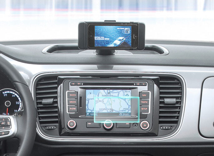 Crystal Clear Screen Protector for 2014 Volkswagen Beetle w/RNS 315 Navigation