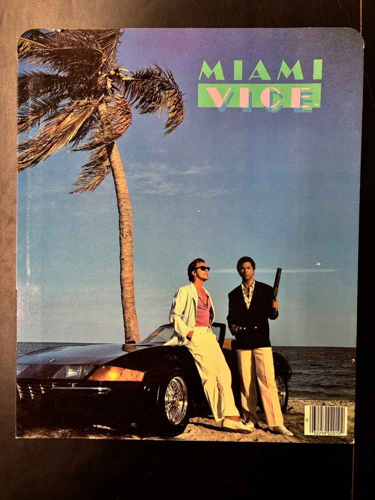 Miami Vice Stationery Folder Blue