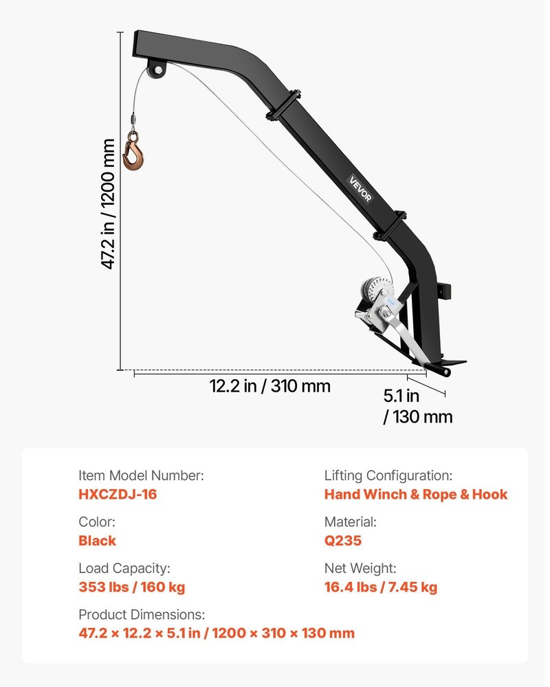 353lb Game Lifting System with Ratchet Mounting Strap