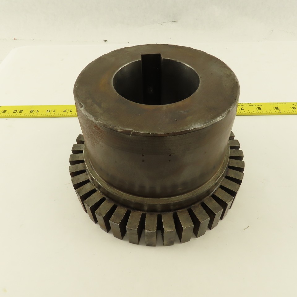 100T Flexible Grid Coupling Hub 2-7/8" Keyed Bore