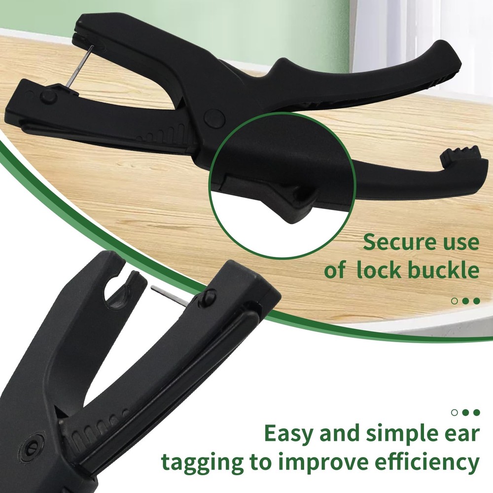 Z Tags One-Piece Cattle Ear Tags 50pcs Blank Large Tags with Specialized Plie...