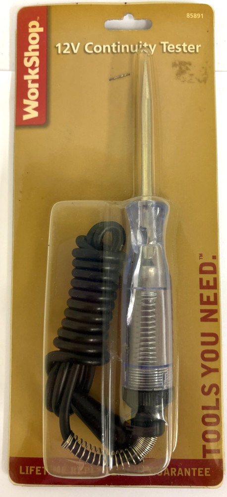 12 VOLT ELECTRIC CIRCUIT CONTINUITY TESTER WORKSHOP 85891