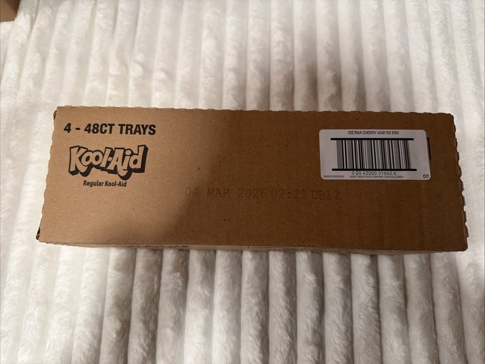 Kool Aid Cherry 192 Pack Expires 3-2026