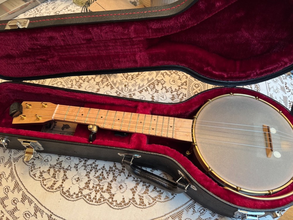 5 string open back banjo used