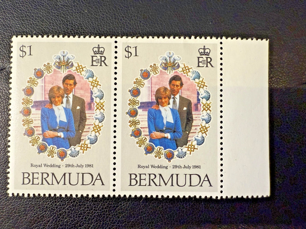 (2) Bermuda Scott #414 Singles 1981 XF MNH