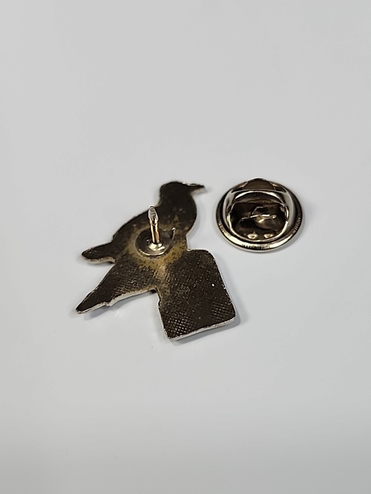 Ocean Birds On A Piling Lapel Pin
