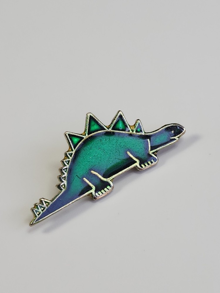 Green Cartoon Dinosaur Lapel Pin