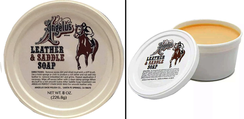 Saddle Soap BY Angelus for Leather Plastic Tub (8 oz)