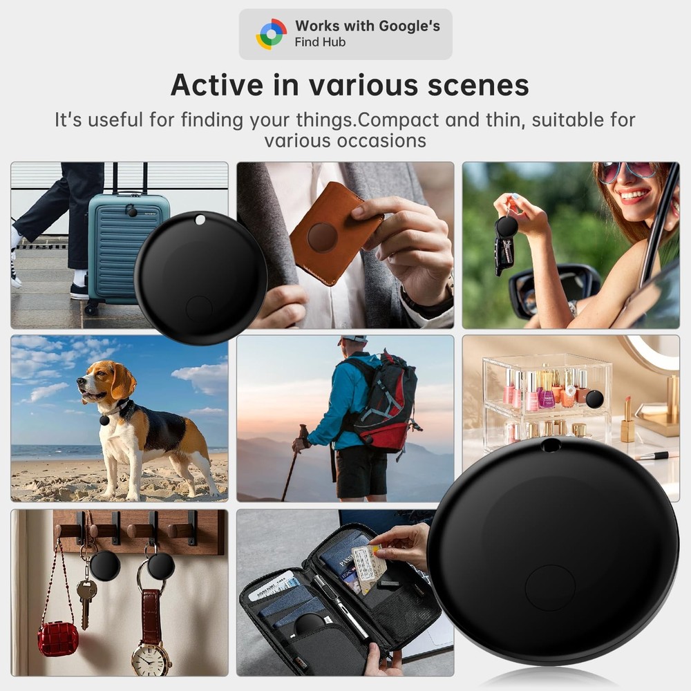 Air Tracker Tag for Android（Android Only ） IP65 Waterproof Smart Tag & Item F...