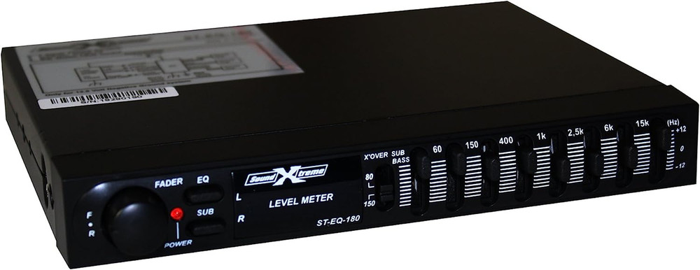 7 Band Passive Stereo Graphic Equalizer with Fader Control ST-EQ-180