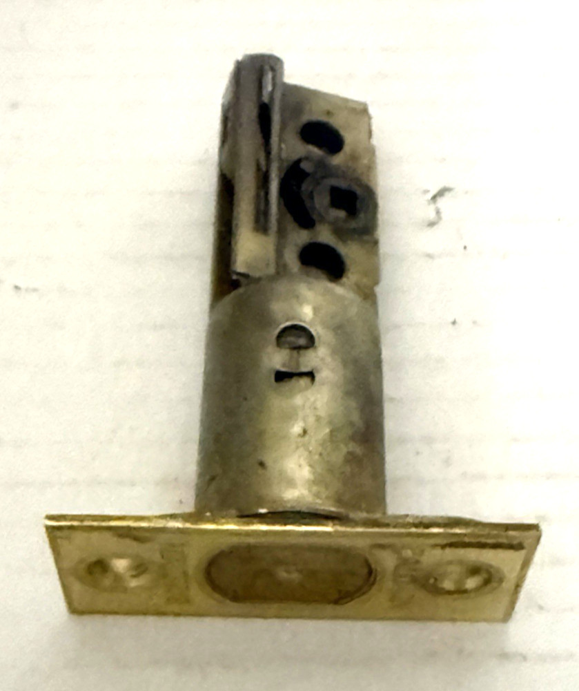 Baldwin Logan Dummy Handleset with Classic Interior Knob, Polished Brass