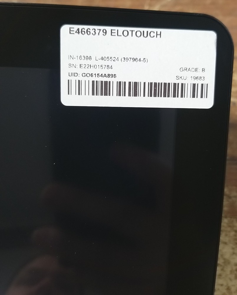 Elo 10" Touchscreen LCD Monitor for Dutchie E466379