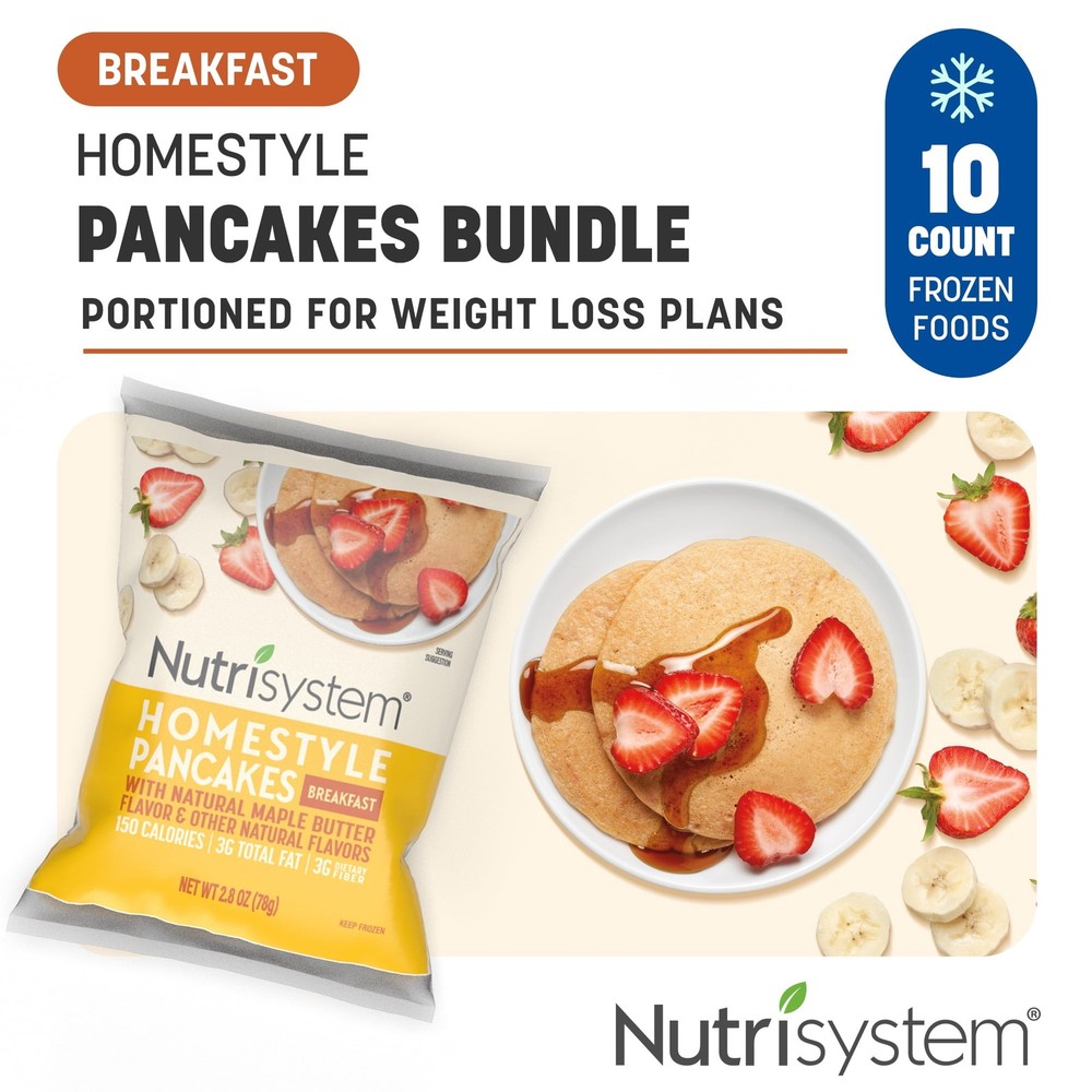 Homestyle Pancakes, Breakfast-Ready, 10 Count