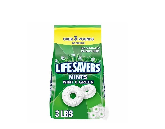 Life Savers Wint-O-Green Mints Hard Candy, 3 lbs.