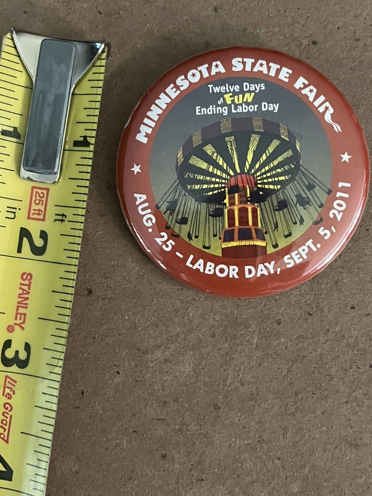 2011 Minnesota MN STATE FAIR Pinback Button