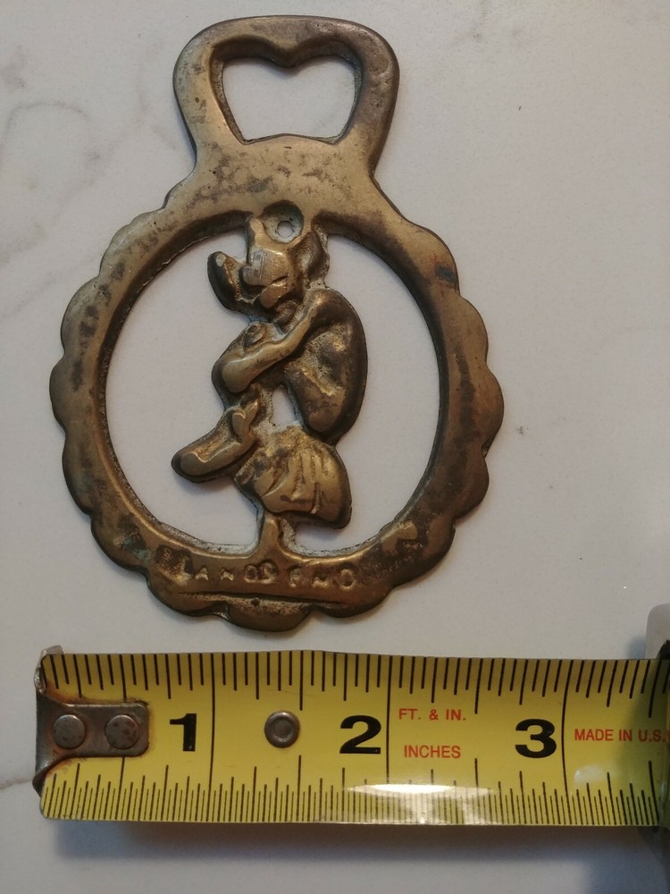 Vintage Brass Bottle Opener - Cornish Pixie