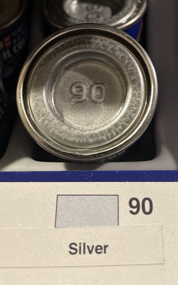 Revell enamel color 32190, Silver Metallic