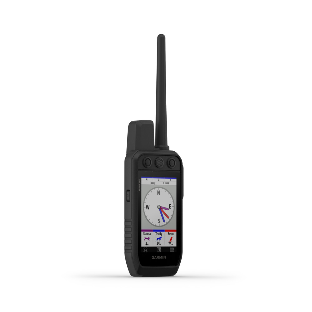 Garmin Alpha 200 Handheld Multi-Dog Tracker and Trainer with Power Pack Bundle