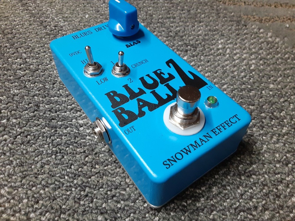 Bluez ballz guitar effect pedal.blues style with diode switch.